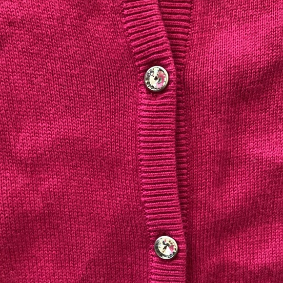 ANNE KLEIN CARDIGAN with bow pockets and jewel buttons - Picture 4 of 5